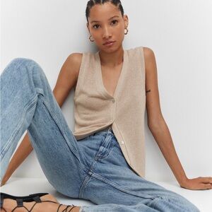 Mango Beige vest